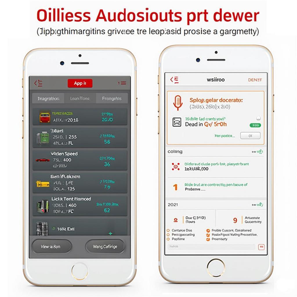 Wsiiroon OBD2 Scanner App Interface on Smartphone