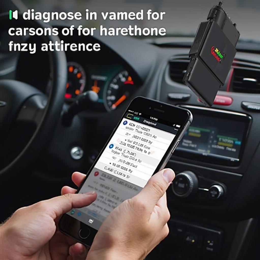 Wsiiroon OBD2 Scanner Diagnosing a Check Engine Light