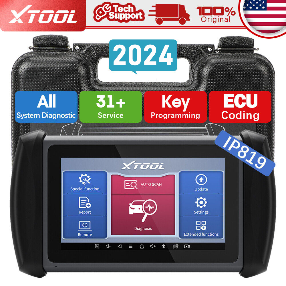 XTOOL IP819 obd2 scanner diagnostic tool K!ey Program Bidirectional Scan Tool