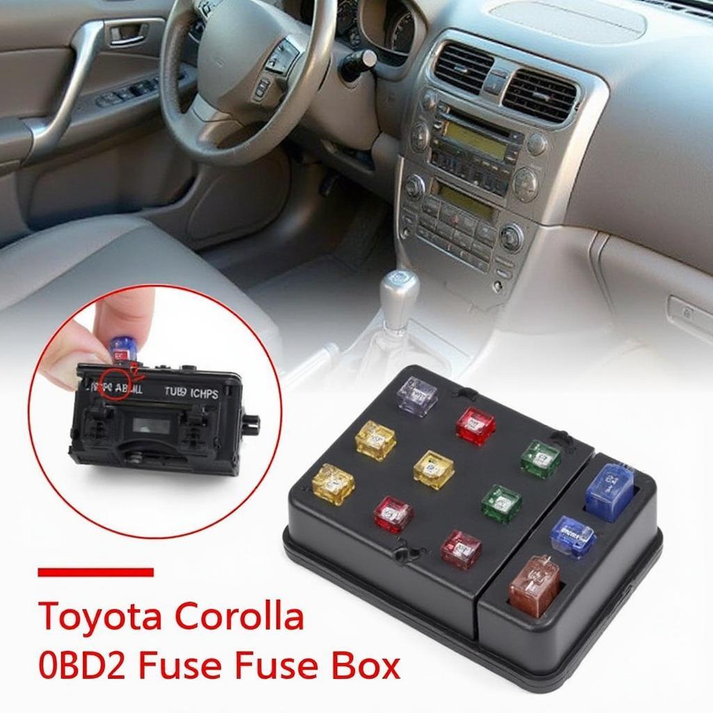 2007 Toyota Corolla OBD2 Fuse Box Location