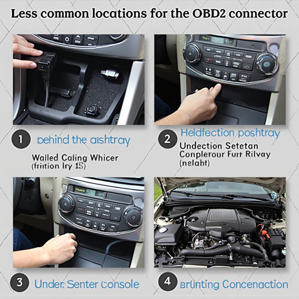 1991 Isuzu Pickup OBD2 Connector Alternative Locations