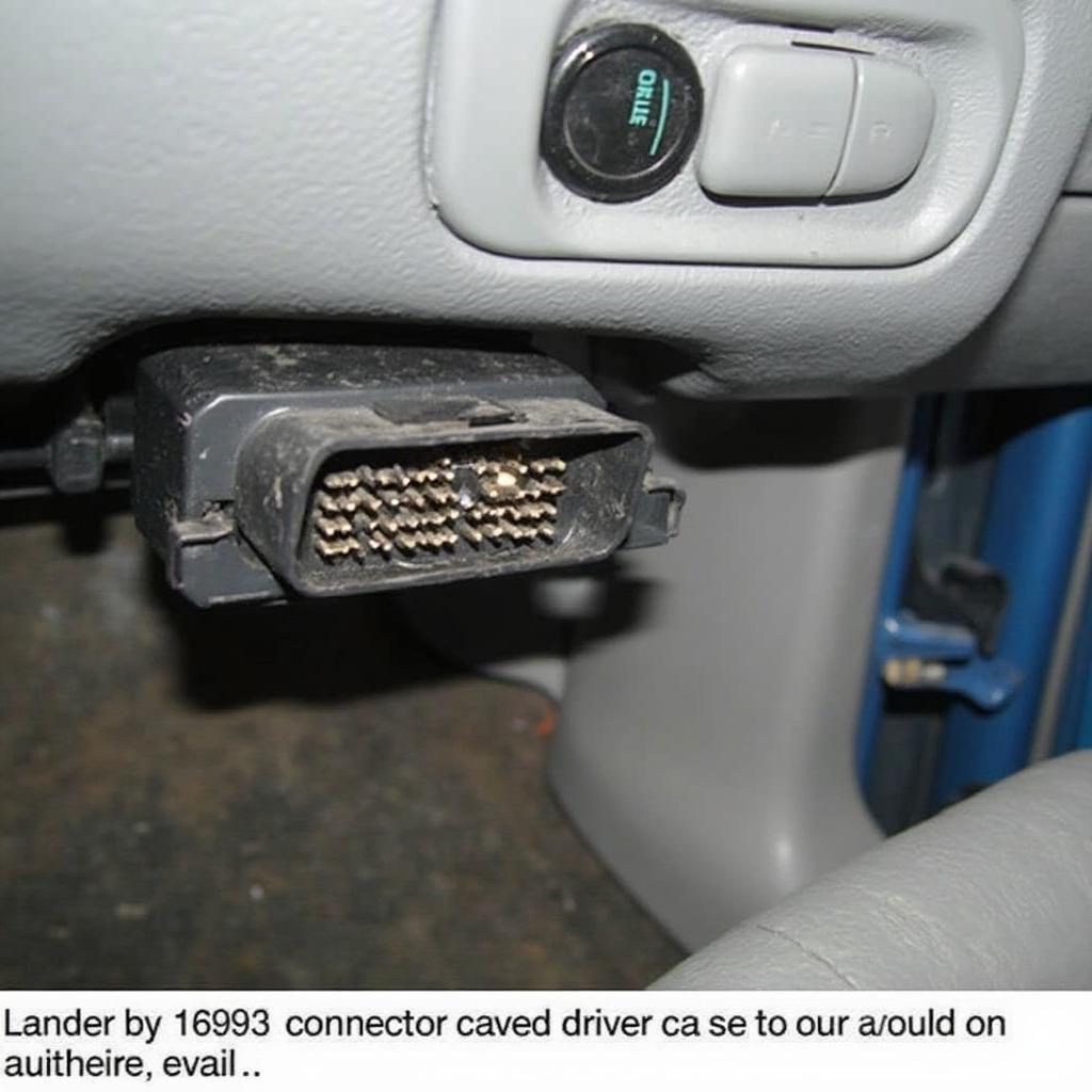 1995 OBD2 Connector Location