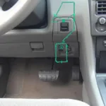 1995 Toyota Camry OBD2 Port Location under the Dashboard