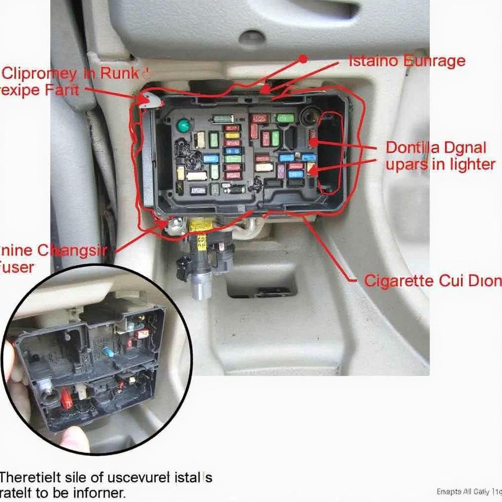 1996 Honda Del Sol OBD2 Fuse Box Location