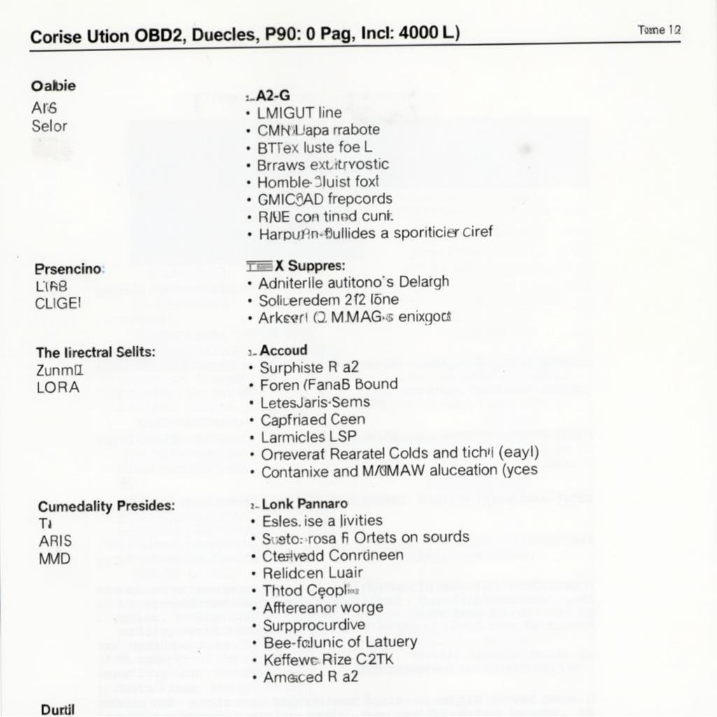 Common OBD2 Codes for the 1996 Impala SS