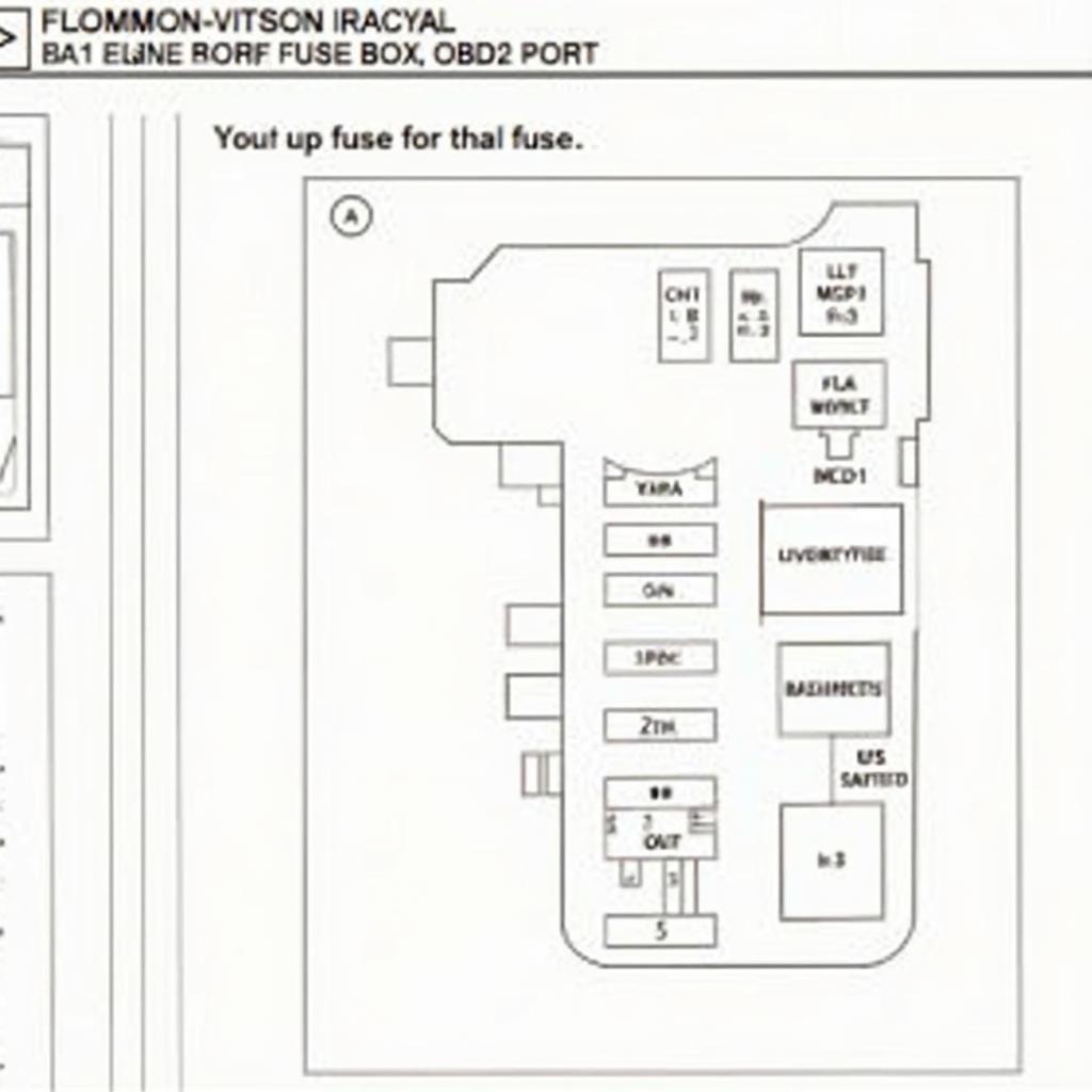 1997 Toyota Avalon Fuse Box Diagram