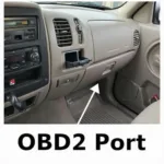 1999 Ford Ranger OBD2 Port Location