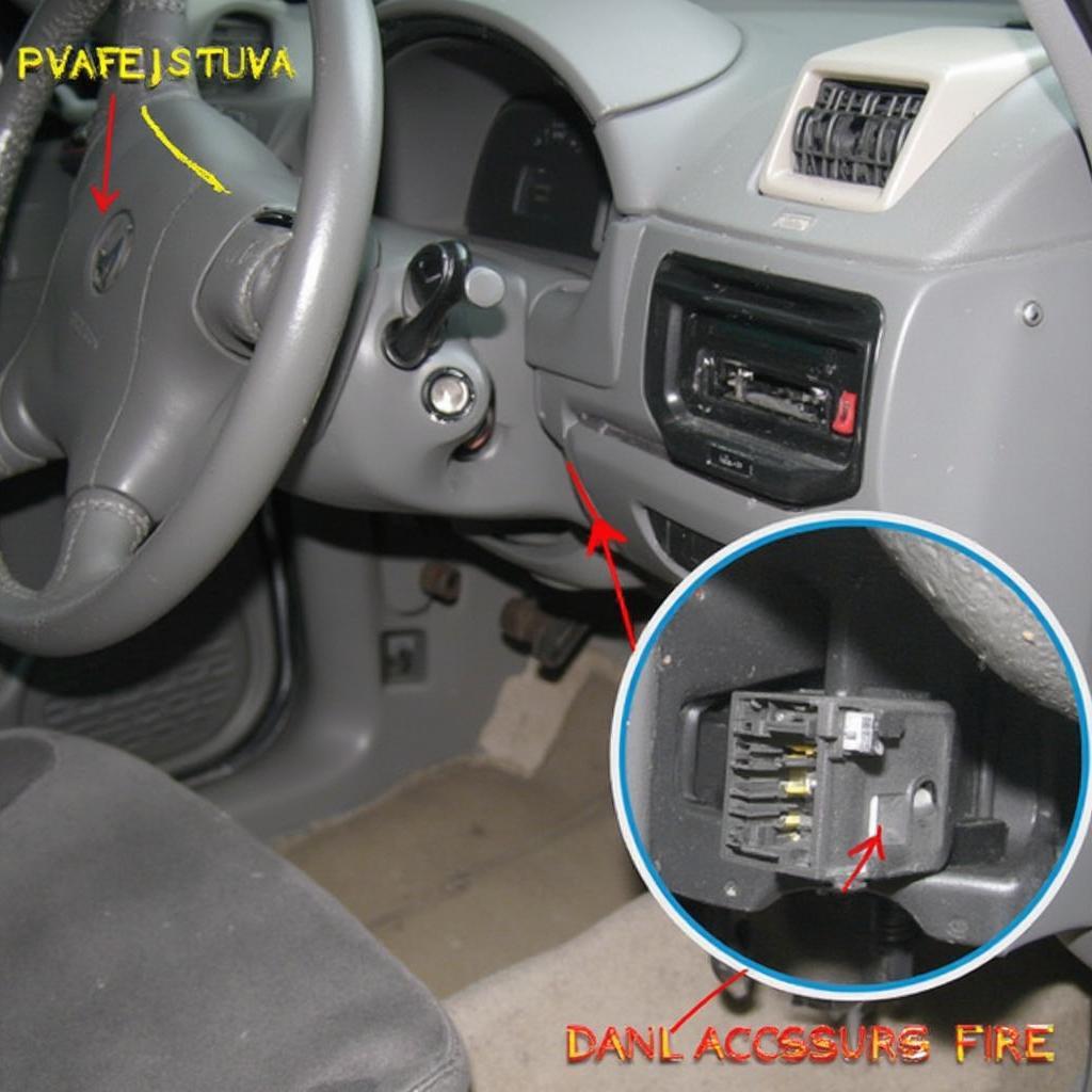 1999 Honda CRV OBD2 Port Location Under Dashboard