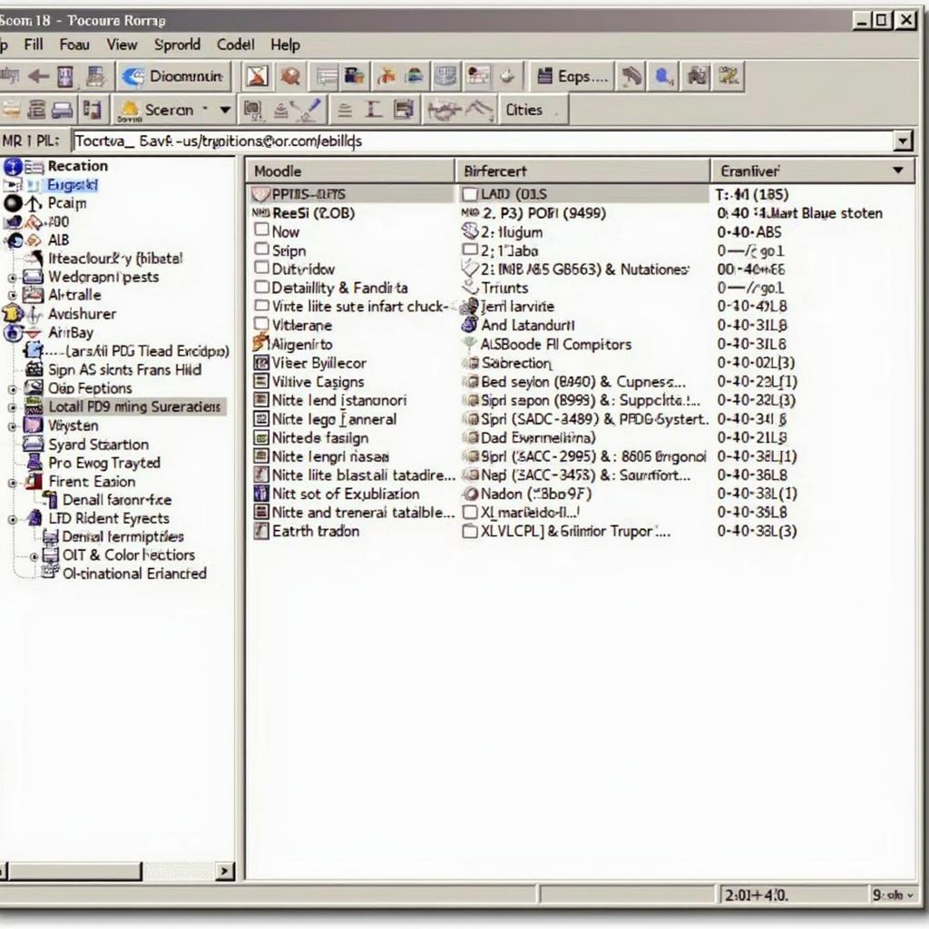 1999 RAV4 Techstream Software Interface