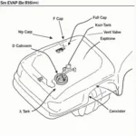 1999 Volvo V70 EVAP System Diagram