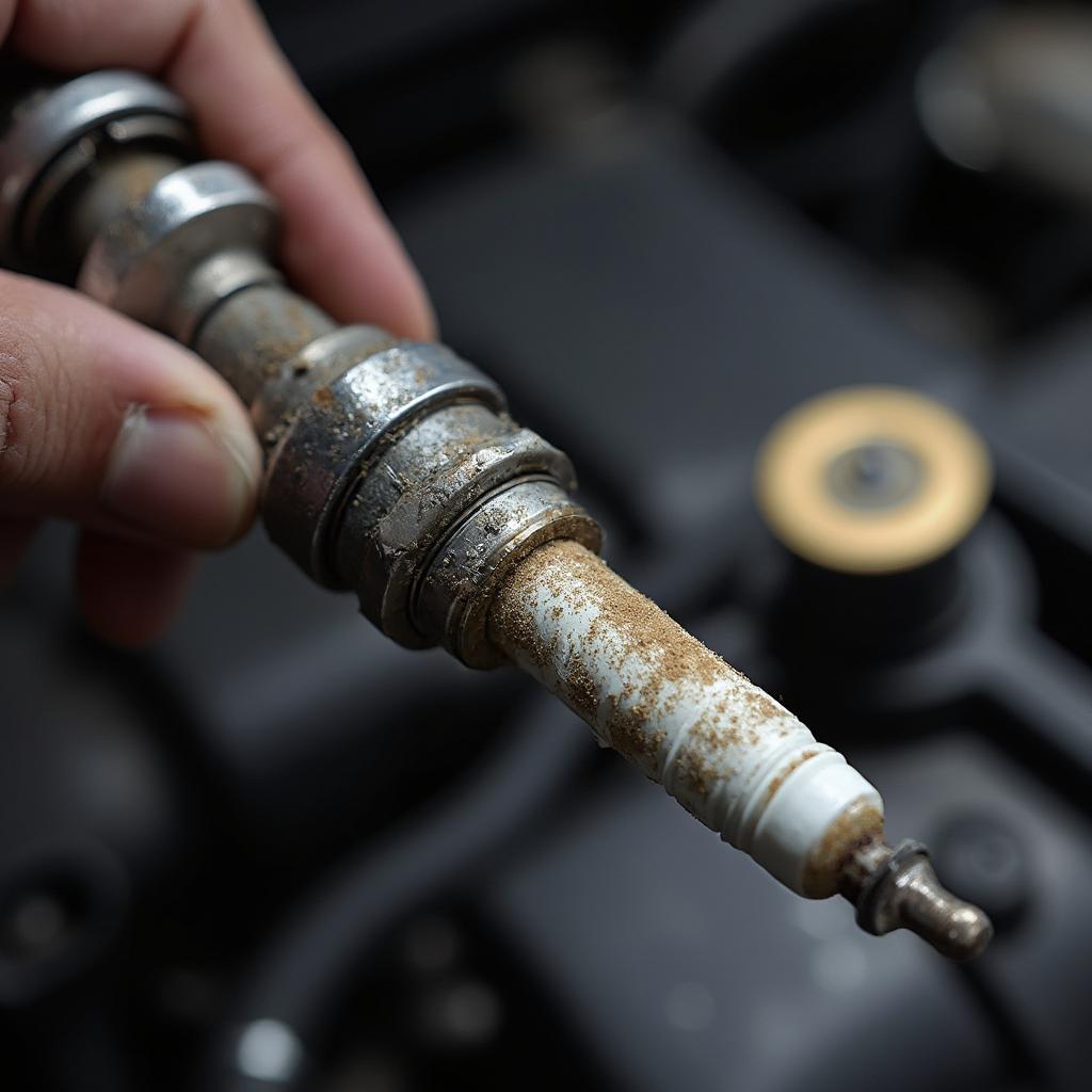 Inspecting Spark Plugs in a 2000 Acura Integra