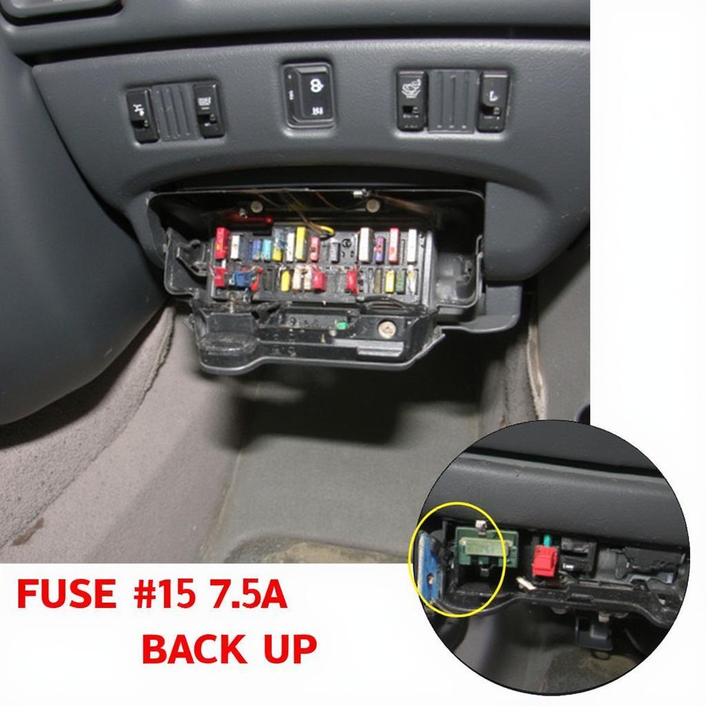 2001 Honda Civic OBD2 Fuse Location in Under-Dash Fuse Box