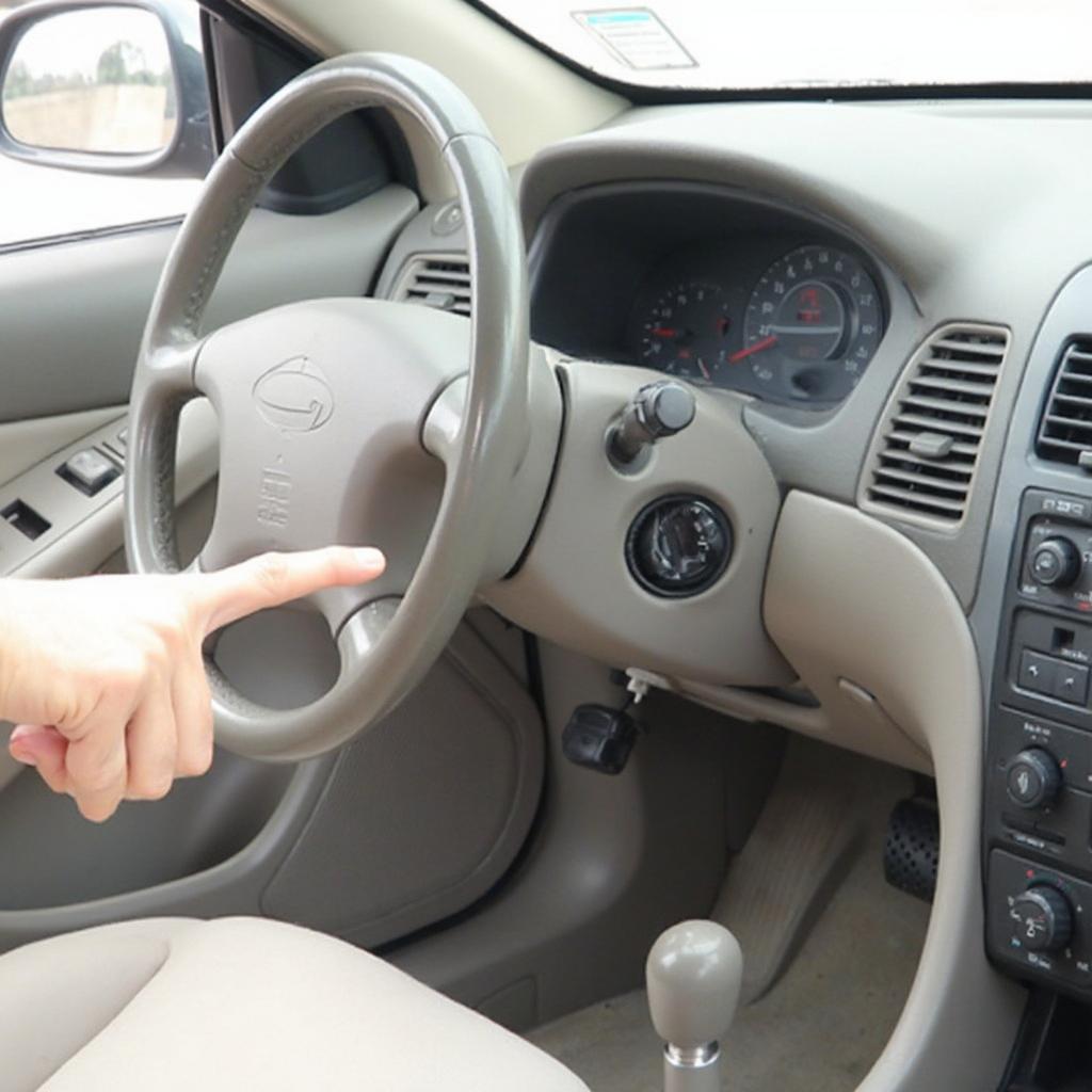 2002 Hyundai Sonata GL OBD2 Port Location Under Dashboard