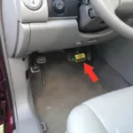 2005 Ford Windstar OBD2 Port Location Under Dashboard Driver Side