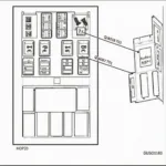 OBD2 Fuse Location Diagram for a 2006 Ford F150