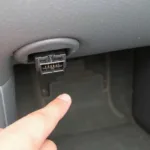 OBD2 Port Location in a 2006 Hyundai Tiburon