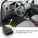 OBD2 Port Location in a 2006 Mazda Bravo