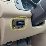 2006 Mercury Mountaineer OBD2 Port Location Under Dashboard