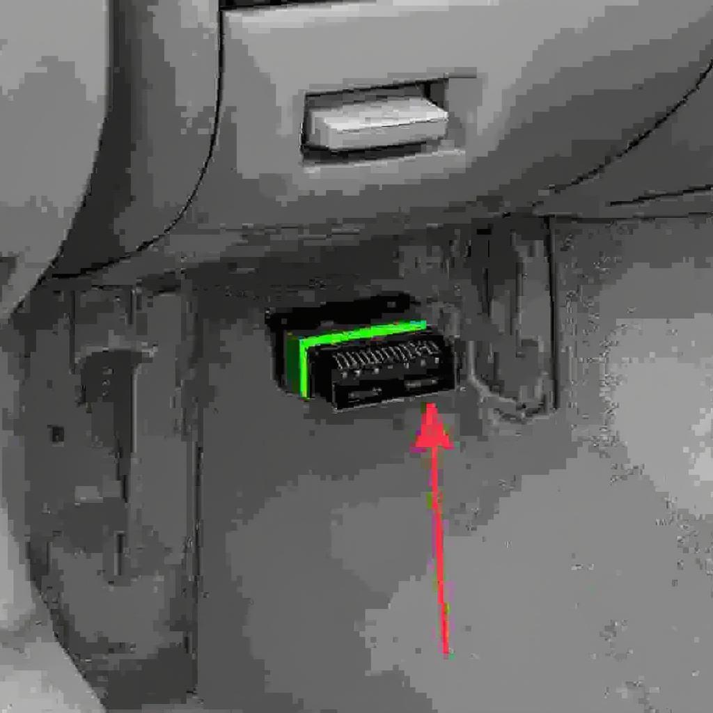 2006 Nissan Altima OBD2 Port Location Under Dashboard