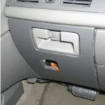 2006 Nissan Sentra OBD2 Port Location under the dashboard