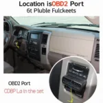 2007 Dodge Ram 1500 OBD2 Port Location