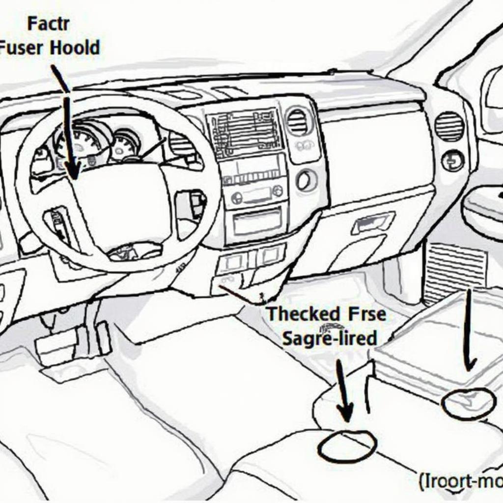 2008 F250 Super Duty OBD2 Fuse Box Location