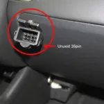 2009 Dodge Charger OBD2 Port Location under the dashboard