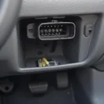 2009 Toyota Corolla OBD2 Port Location Under the Dashboard