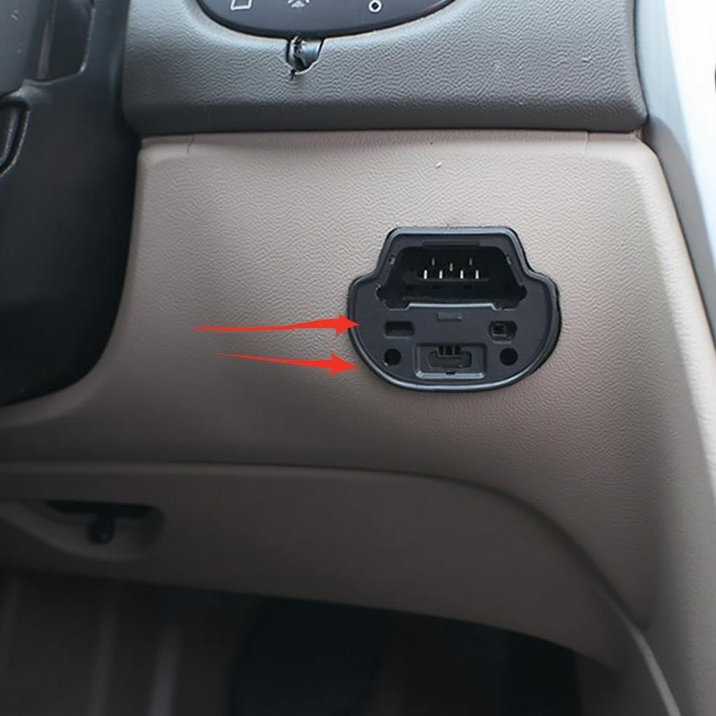 OBD2 Port Location in a 2012 Hyundai Sonata