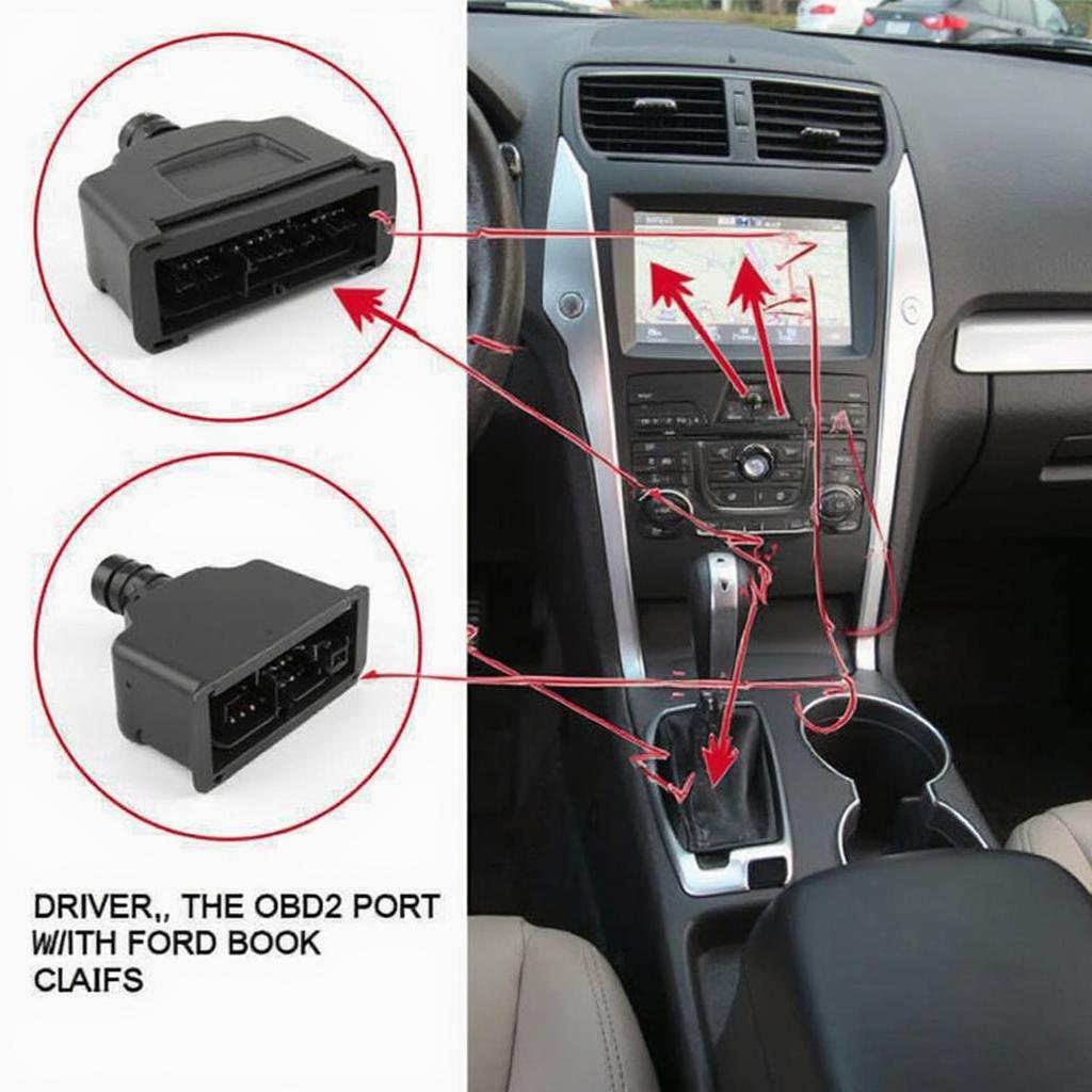 2014 Ford Explorer OBD2 Port Location Under Dashboard