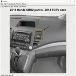 2014 Honda CRV OBD2 Connector Location under the dashboard