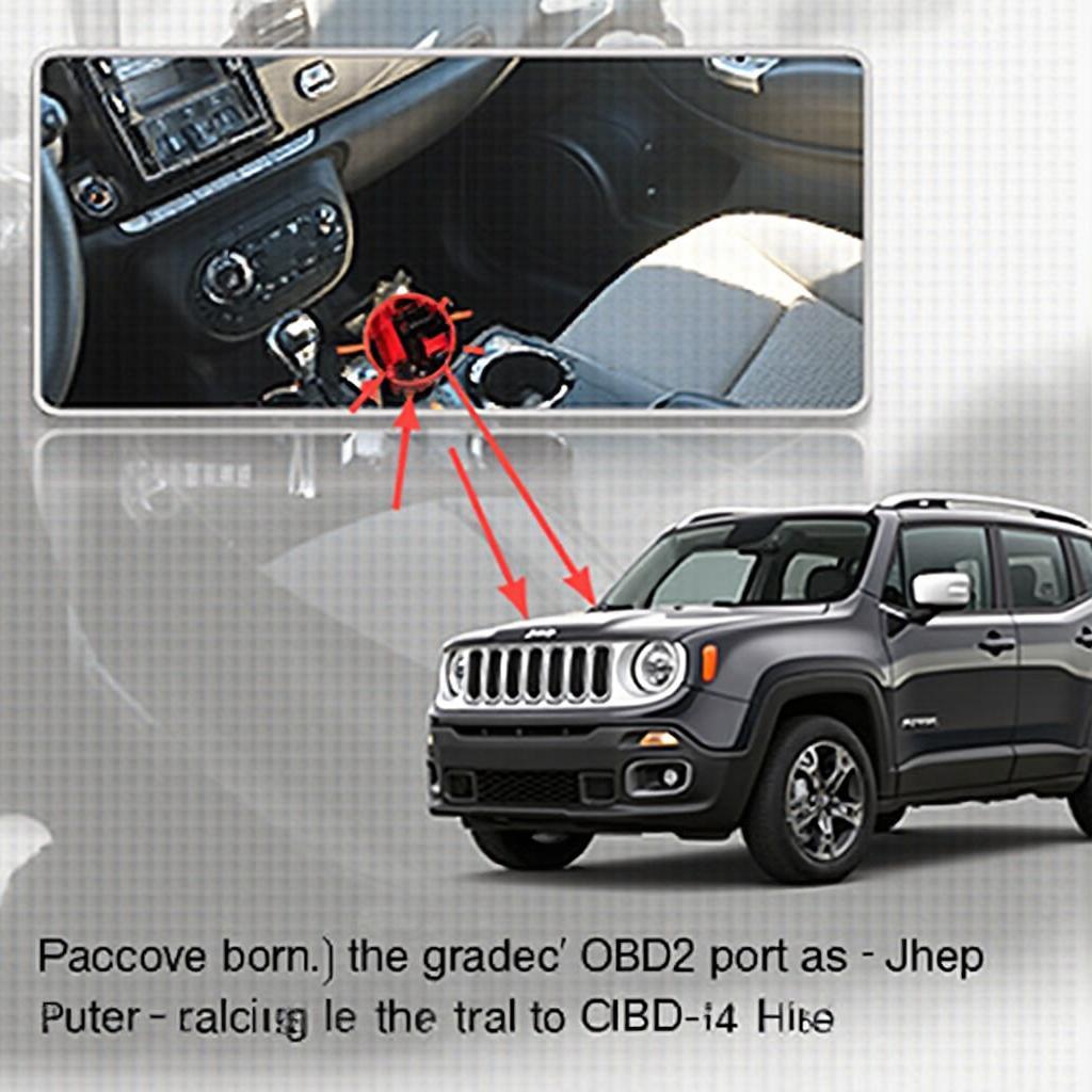 2015 Jeep Renegade OBD2 Port Location