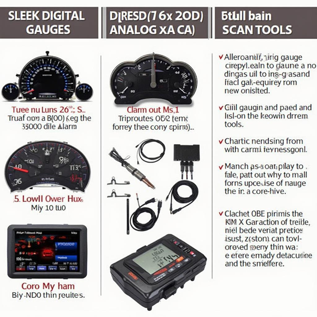 350z OBD2 Port Gauge Types: Digital, Analog, and OBD2 Scan Tool Gauges