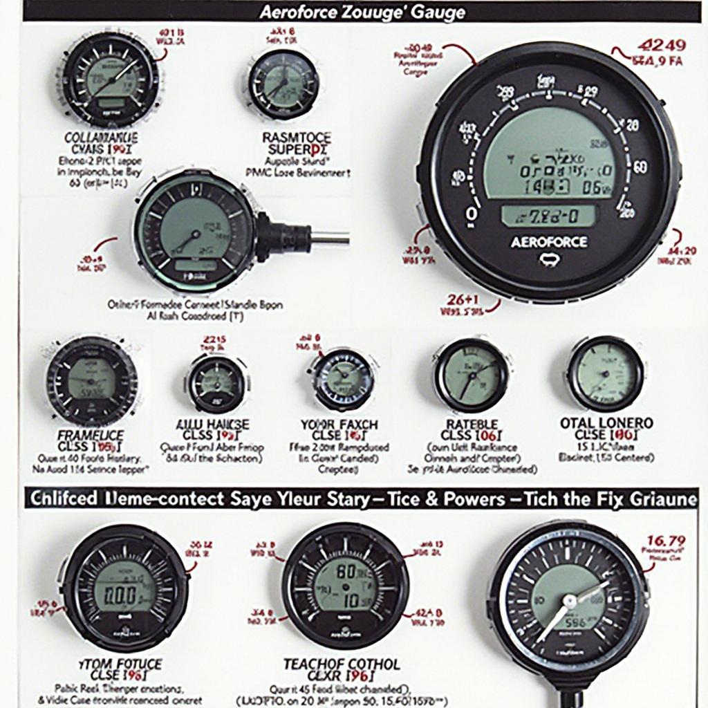 Different Types of Aeroforce Gauges