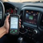 All Systems OBD2 Scanner Connected to Car