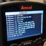 Ancel VD500 Displaying Diagnostic Trouble Codes