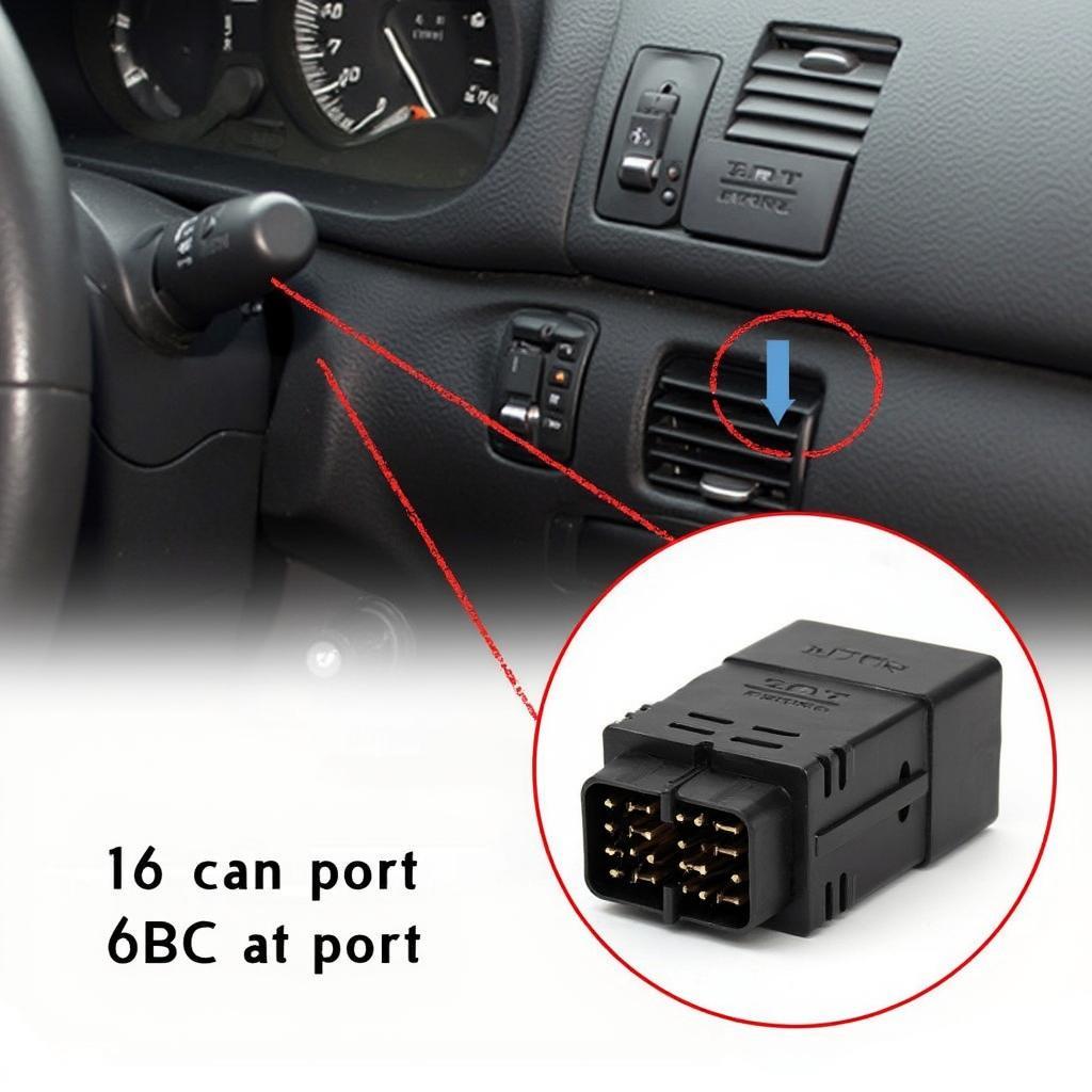 Honda S2000 (AP1) OBD2 Port Location