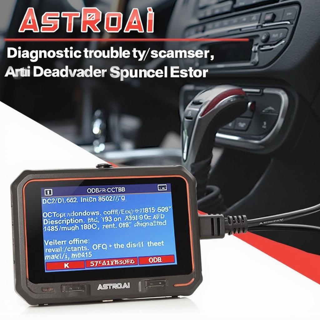 AstroAI OBD2 Scanner OS320 Displaying Code