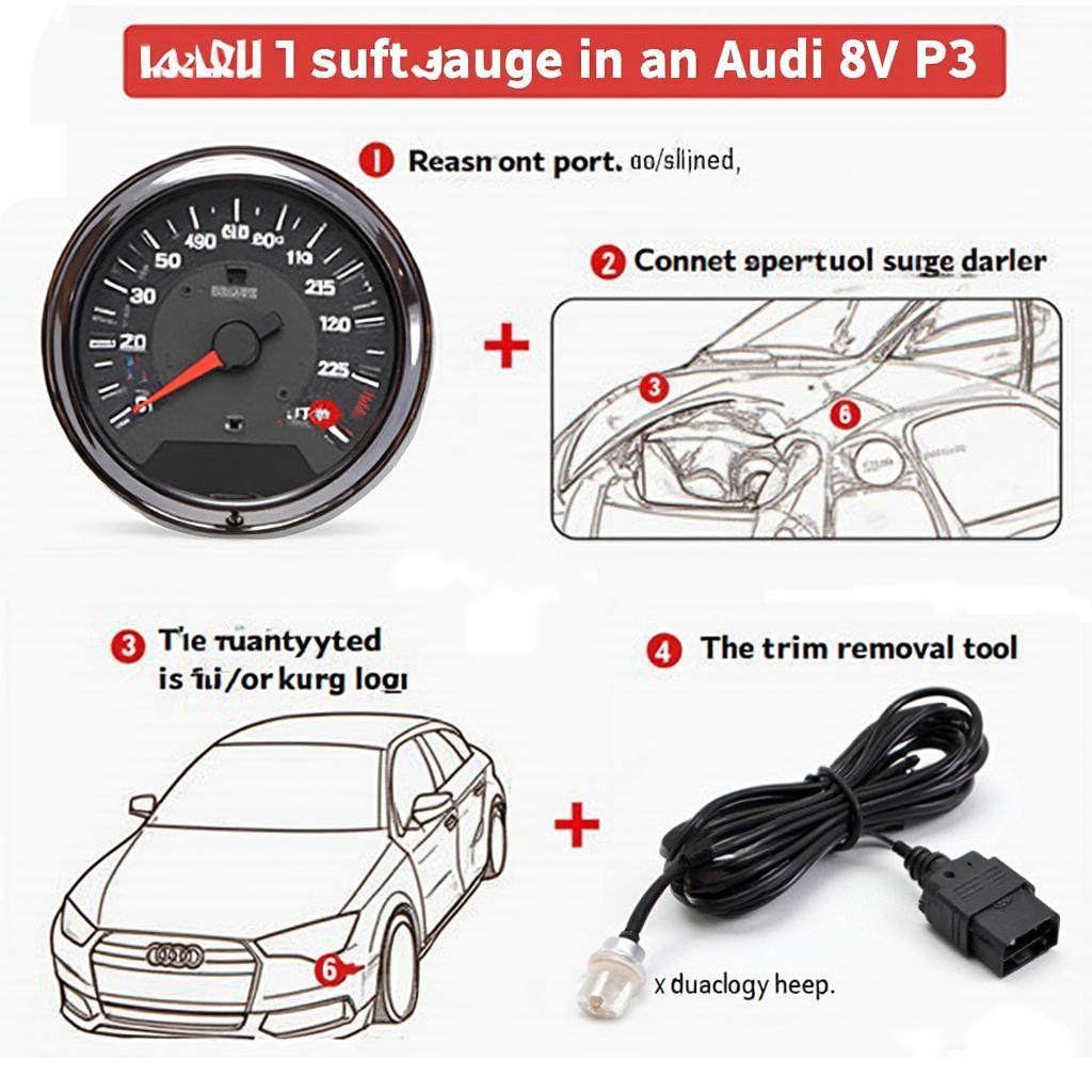 Installing an OBD2 Multi-Gauge in an Audi 8V P3