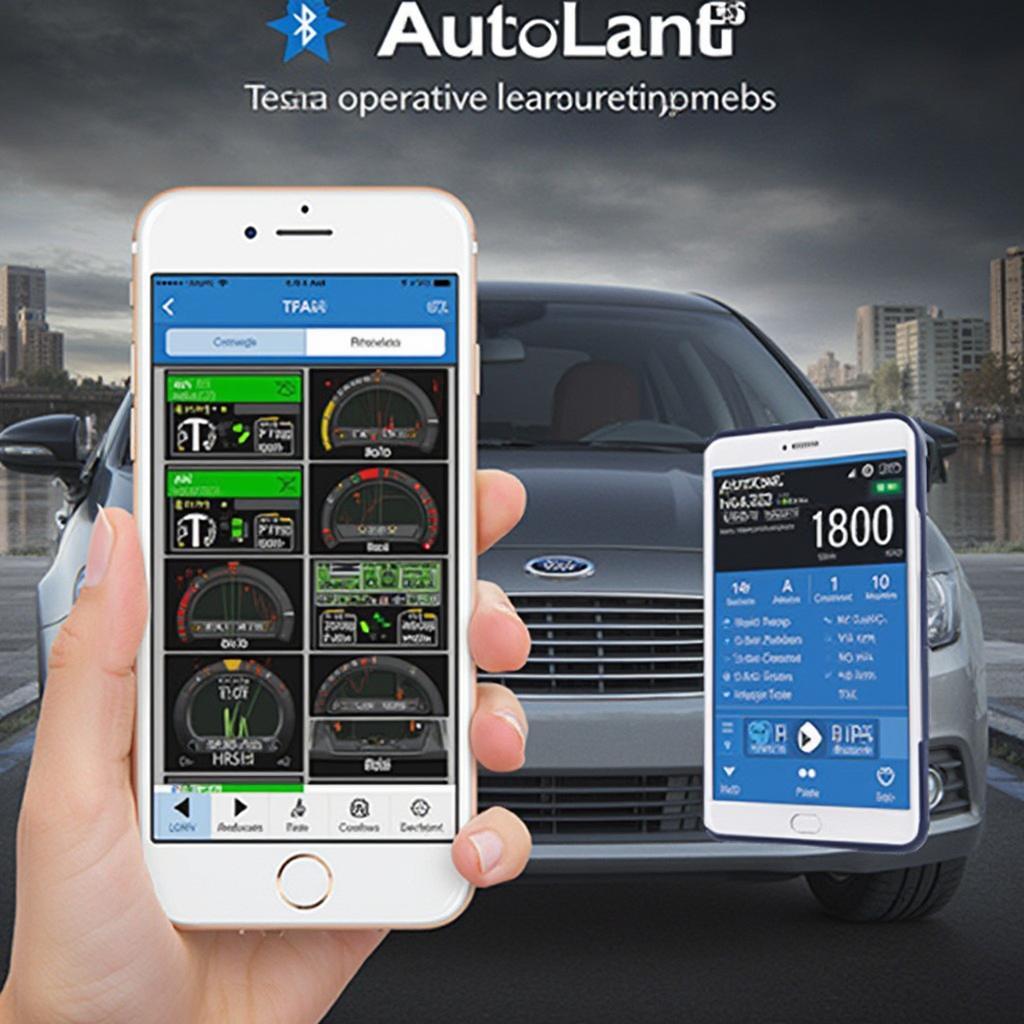 Autoland Bluetooth OBD2 Scanner Software Interface