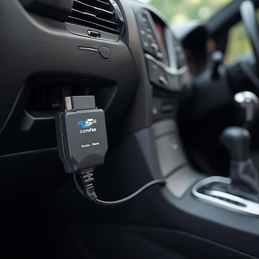 BAFX OBD2 Interface Connected to a Car