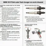 BMW X5 P1344 Code Diagnosis Process