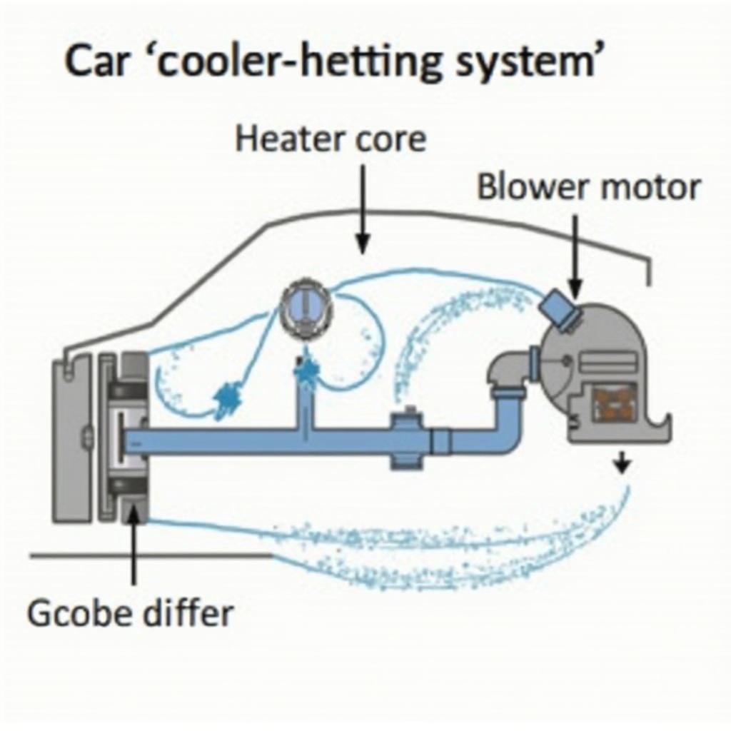 Car Heating System Diagram