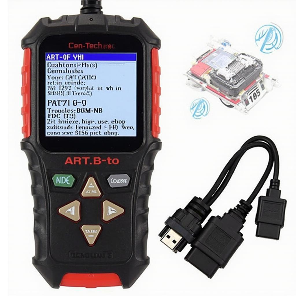 Cen Tech OBD2 Scanner Displaying Error Code