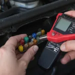 Checking the OBD2 fuse in a truck