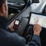 Chemtech OBD2 Scanner In Use