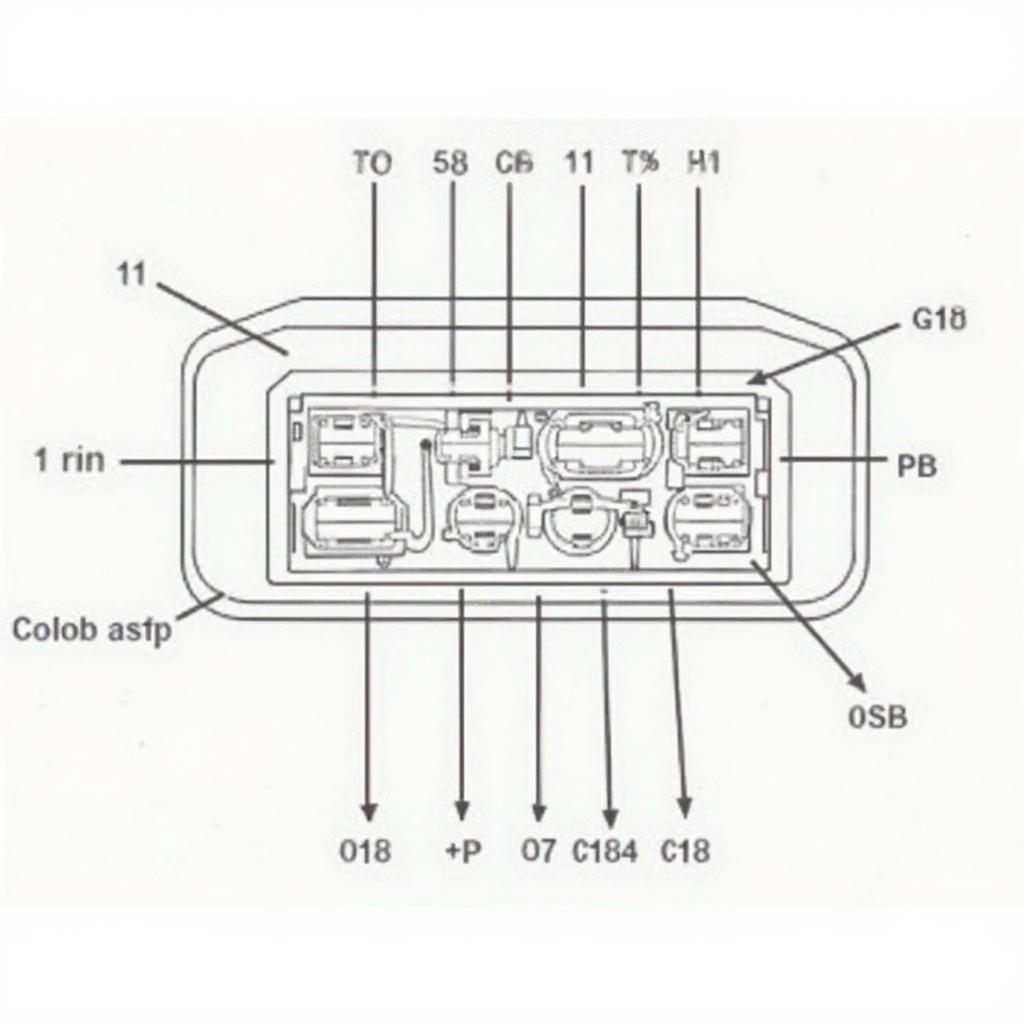 Chevy OBD2 Pinout Diagram