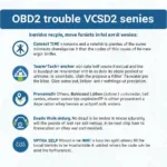 Common Volkswagen OBD2 Trouble Codes and their Meanings