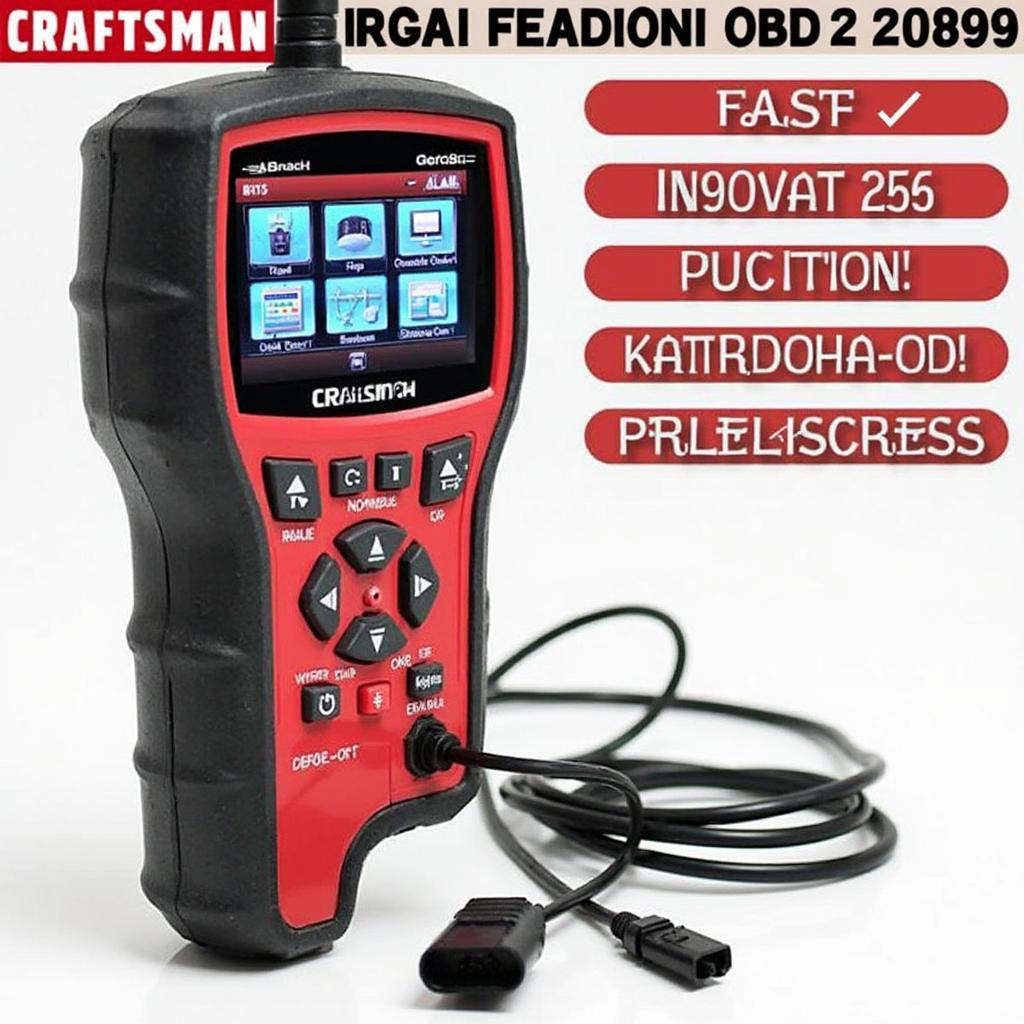 Craftsman 20899 OBD2 Scanner Overview