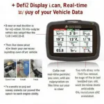 Defi ZD OBD2 Scanner Display